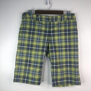 NIKE GOLF Tour Performance Dri-Fit Plaid Shorts 10